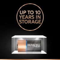 S386 DURACELL ULTRA CR2 3V LITHIUM, PACK OF 1